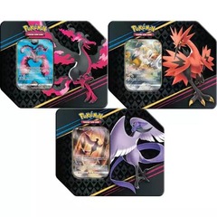 Crown Zenith: Galarian Tins: Set of 3(Pre-Order Only) ($70 Cash/$80 Store Credit 03/17/2023)